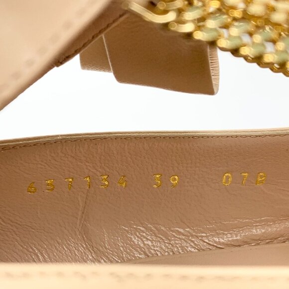 NIB Gucci chain-trimmed Mary-Jane pumps Size 39 - Picture 7 of 8